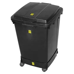 WARMBIER ESD Mülleimer Set, eckig, 90 Liter