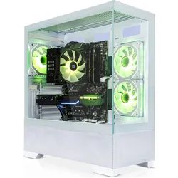 Systemtreff Multimedia PC G255376 (512 GB, 16 GB, GeForce RTX 3060), PC, Weiss