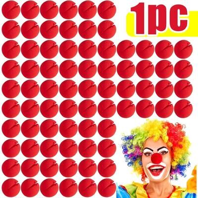Uplifted Finds Novelty Red Foam Clown Noses 1 Pc