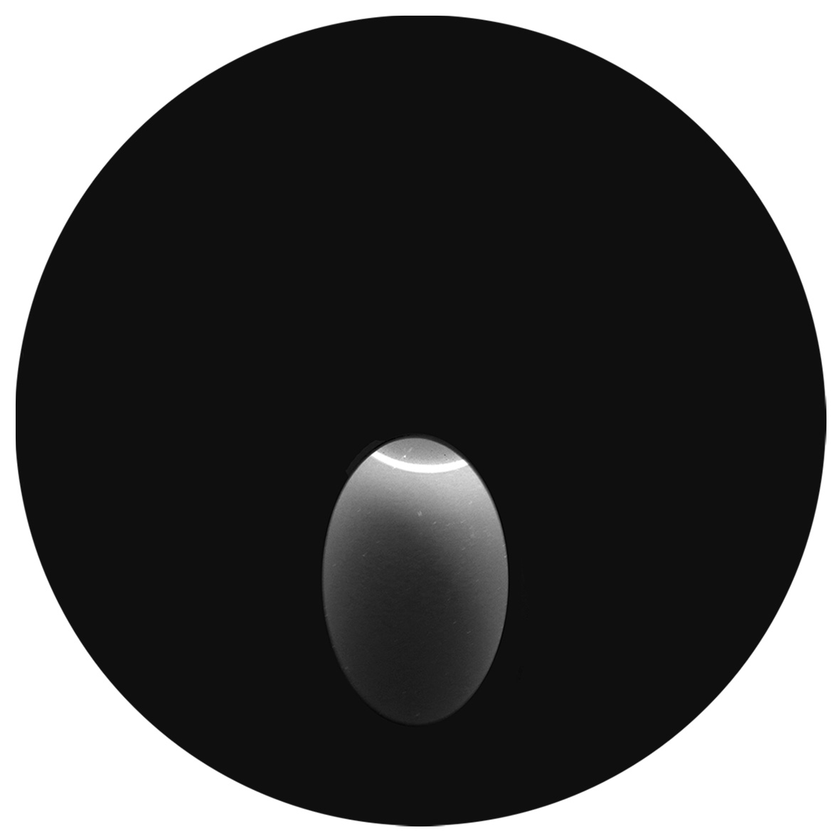 Mobilux LED-Wandeinbauleuchte Wallwasher Schalterdose R 3000K schwarz 02000303 4251399709968