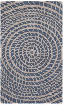 SAFAVIEH Handmade Ebony Libora Modern Wool Rug