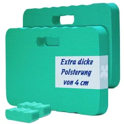 Relaxdays Kniekissen 2er Set Grün