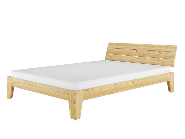 Futonbett 140 x 220 cm Doppelbett in Überlänge Kiefer Massiv