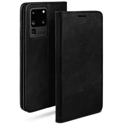moex Casual Case Samsung Galaxy S20 Ultra Hülle klappbar Leder Optik