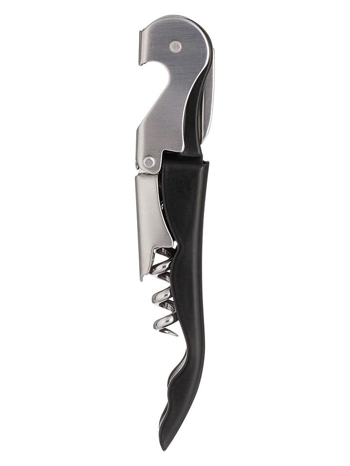 VINERS Flaschenöffner in Silber/ Schwarz - (L)21,5 cm - onesize