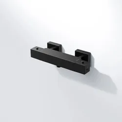 Steinberg Serie 342 Aufputzthermostat, für Duschen, 3423200S, Farbe: Mattschwarz