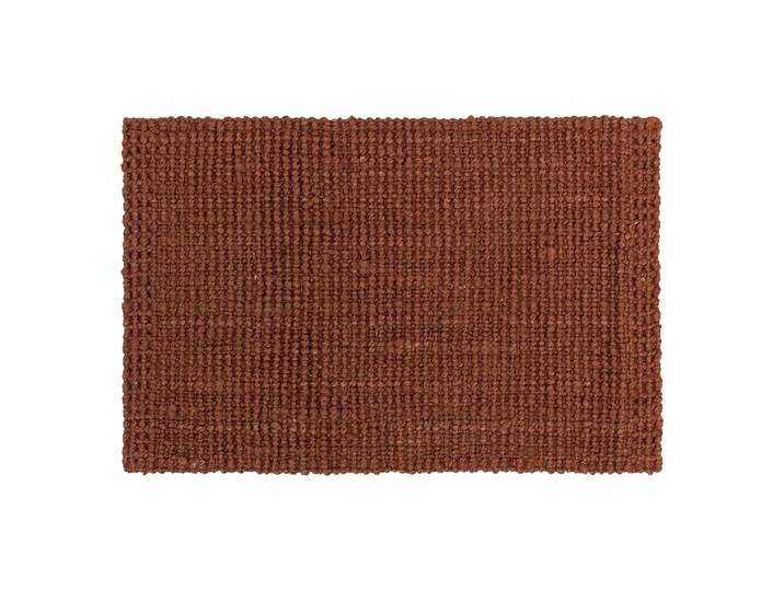 Dixie Tapis de porte Jute rusty red 60x90 cm