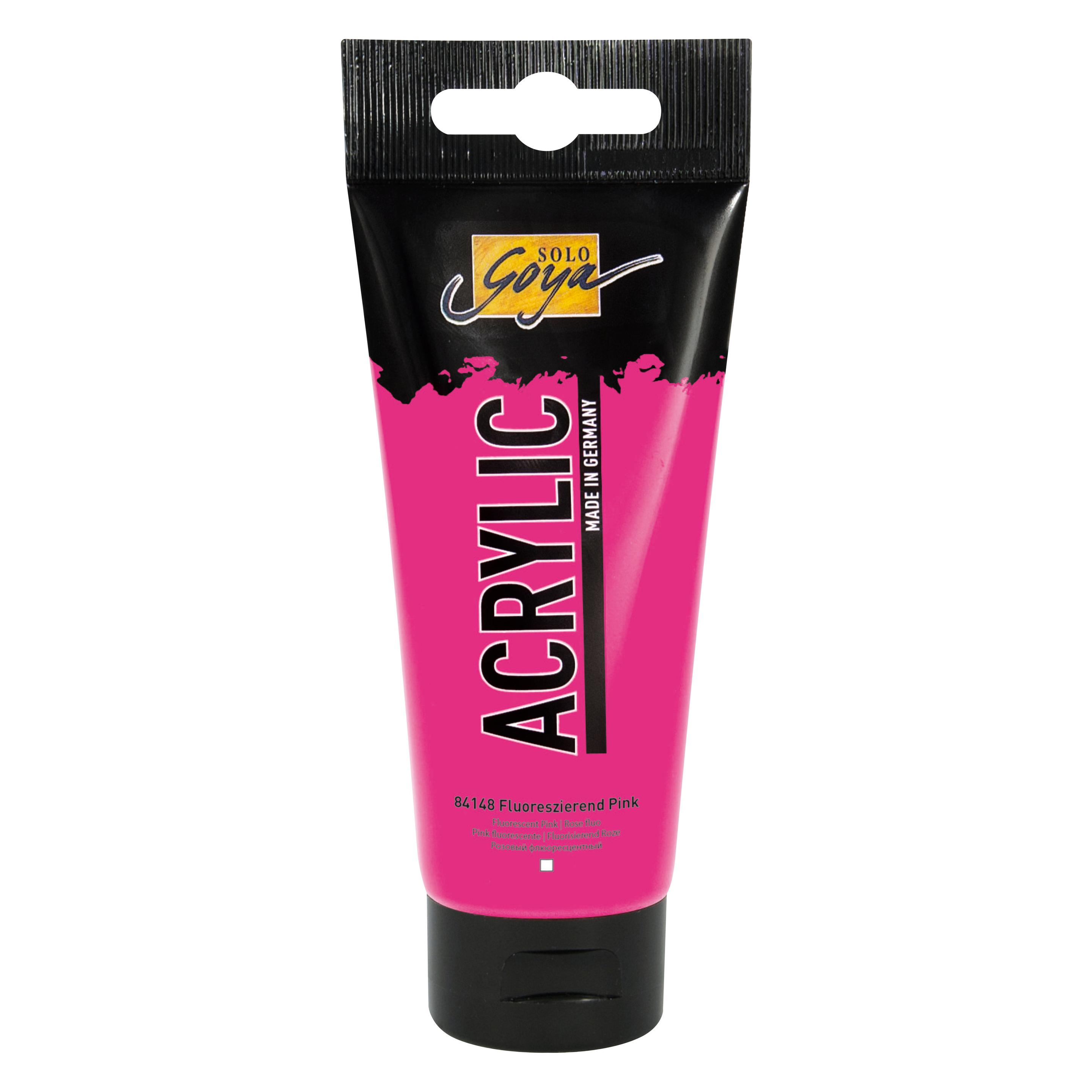 Kreul SOLO GOYA Acrylfarbe neonpink 100,0 ml (100 ml) (84148)