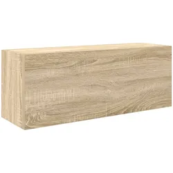 vidaXL Bad-Wandschrank Sonoma-Eiche 80x25x30 cm Holzwerkstoff