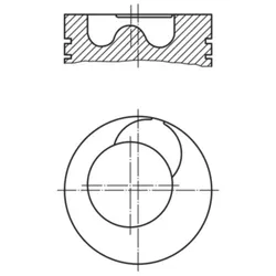 Kolben MAHLE 209 41 00