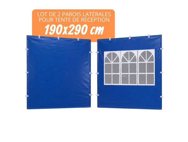 Relaxdays Panneau latéral de pavillon de jardin