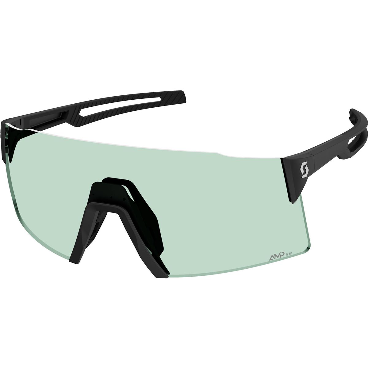 Scott Sunglasses Stride Compact black / amp red chrome s3 (0001) 4225920001367