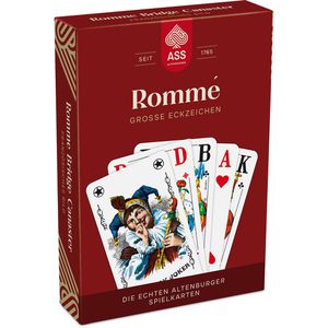 ASS Kartenspiel Altenburger, Senioren Romme, ab 10 Jahre, 2-6 Spieler, Französisches Bild