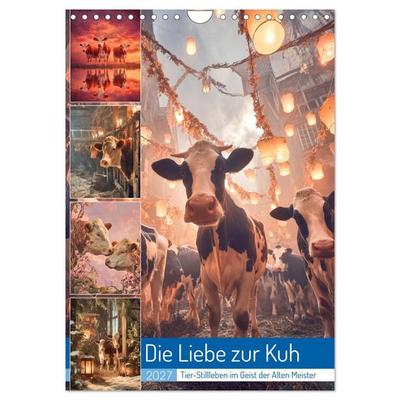 Die Liebe zur Kuh (Wandkalender 2027 DIN A4 hoch), CALVENDO Monatskalender