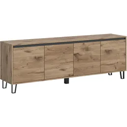 Lowboard Balton ca. 184x64x40 cm Eiche dunkel