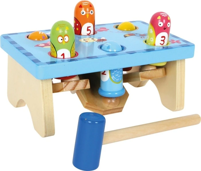 Holzspiel Hammer der Vogel