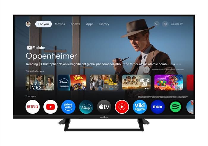 SMART TECH Smart Tv Qled Fhd 40" 40qg01v-nero