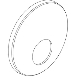 Ideal Standard Rosette, rund/gewölbt, SHR Easy-Box, A962390AA Chrom