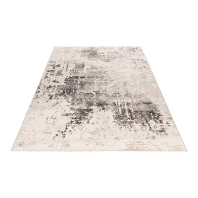 Teppich OBSESSION "My Nevada 341", grau, B:200cm H:5mm L:290cm, Polyester, Teppiche, Teppich, modernes 3D-Design, abstaktes Motiv, Wohnzimmer