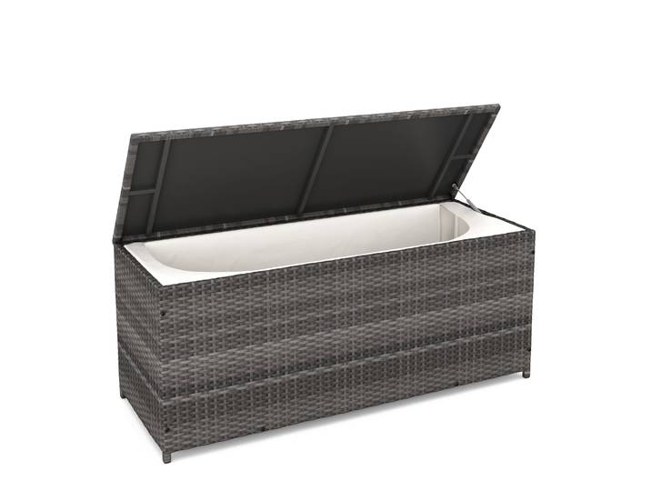 Kissenbox MILA 115 x 48 x 52 cm grau