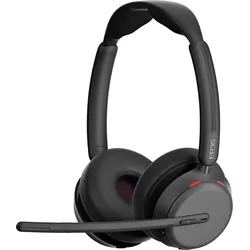 EPOS IMPACT 1060 ANC Stereo Bluetooth Headset mit Active Noice Cancelling (ANC) (USB-C, Google Meet, Unify, Zoom), Office Headset, Schwarz