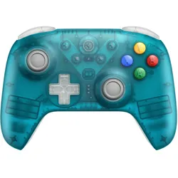 8bitdo Ultimate 2 Kabelloser Gamecontroller, Transparent Blau (Android, PC), Gaming Controller, Blau