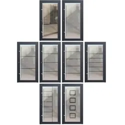 TorOne HTG90 Ganzglas Aluminium Haustür  - Wählen Sie Ihr Glas Motiv - AKTION: Solange der Vorrat reicht
