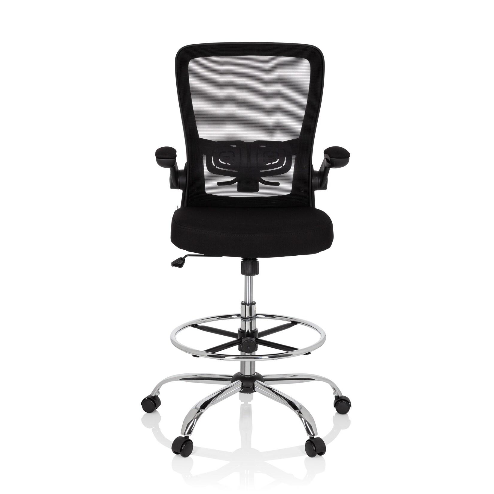 hjh OFFICE Counterstuhl VENDO WORK Stoff / Netzstoff mit Armlehnen