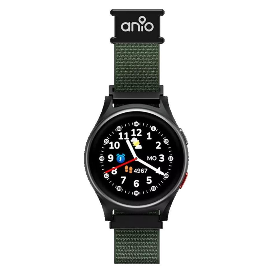 Lupus-Electronics ANIO Armband, crocodile green (Nylon) (ani-str-tex-20-009)