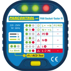 PAN SCHUTZ FI - Steckdosentester, FI-Test