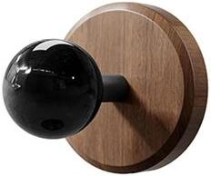 Uplift Picks Nordic Wood Self Adhesive No Drill Wall Hook black A