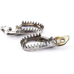 X-GRIP TITAN PIRANHAS Fußrasten V3 passend KTM, GASGAS, HQV - Standard