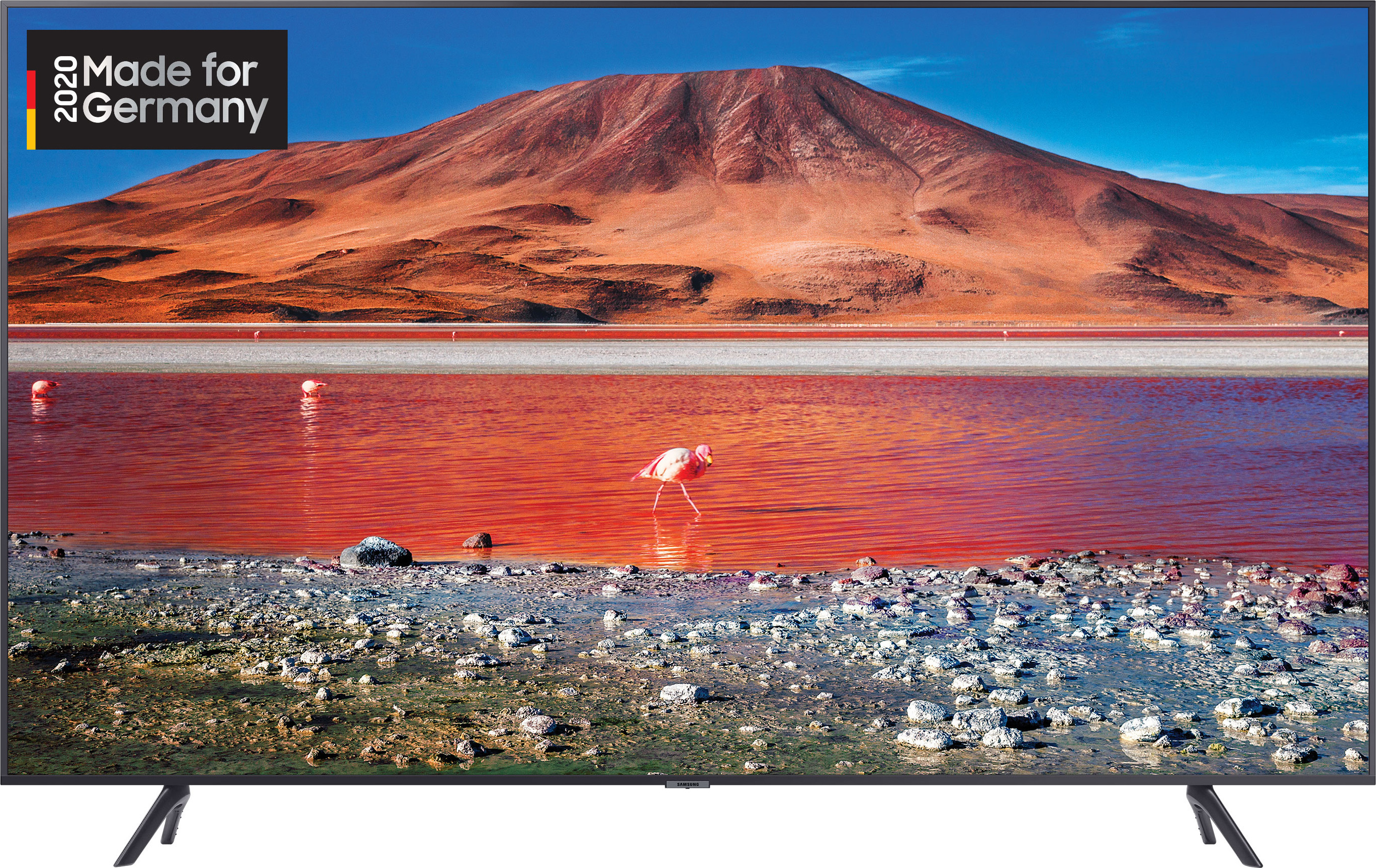 Samsung GU43TU7199 108 cm (43 Zoll) 4K Ultra HD LCD-Fernseher, LED-Backlight, 2000 Hz, DVB-T/-T2/-C/-S2 Empfänger, HbbTV, Internetfähig, WLAN, Webbrowser, App-Store Anbindung, CI+, , 96 kWh/Jahr