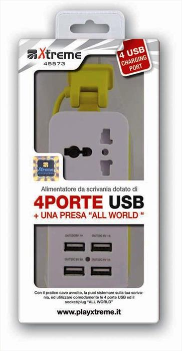 Xtreme 45573 Alimentatore Multipresa 4 Porte Usb