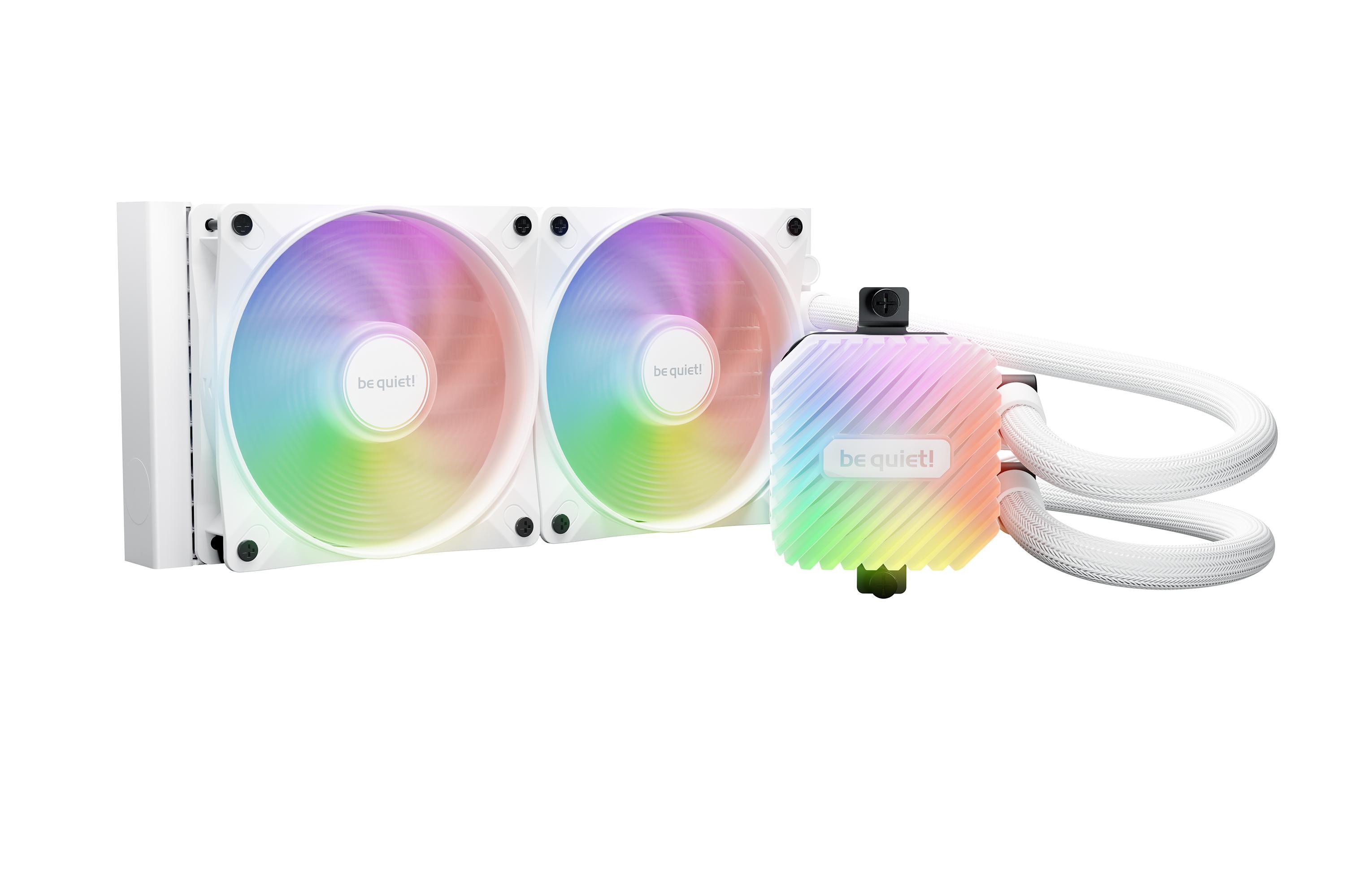 be quiet! Light LOOP 240 mm white Wasserkühlung für Intel/AMD Prozessoren BW021