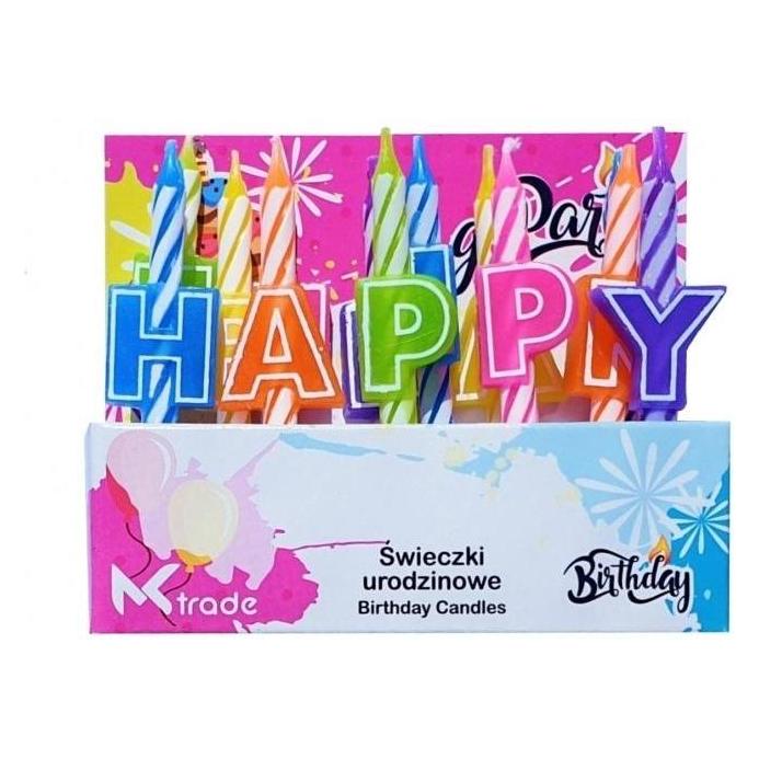 MK Illumination Bunte Happy Birthday-Kerzen (13 Stk.) (40945688)