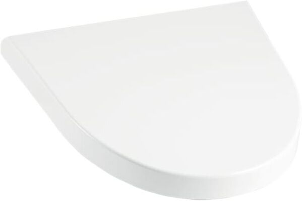 Geberit Flow Urinaldeckel 575905000 Scharniere Edelstahl verchromt, mit Absenkautomatik, weiß