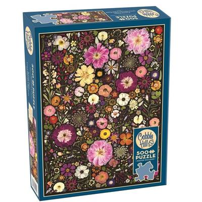 COBBLE HILL PUZZLES - Blütenpresse: Zierblumen 500 Teile