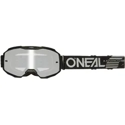 Oneal B-10 Solid V.24 Crossbrille schwarz - silber-verspiegelt