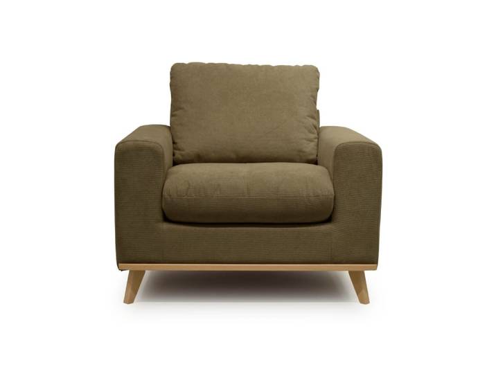Fauteuil vert olive