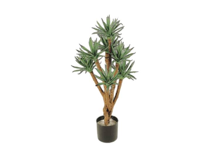 Lebensechte Kunstpflanze „Agave Tree“ Grün Höhe 70 cm Baq Design