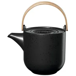 ASA Selection Teekanne Coppa 1000 ml Porzellan Schwarz