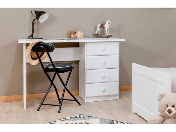 Bureau enfant style classique avec 4 tiroirs MAÉ