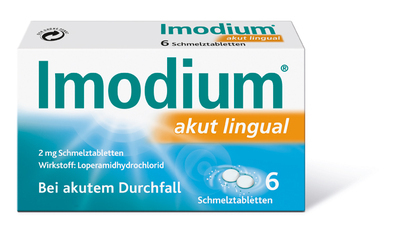 Kenvue Germany GmbH (OTC) IMODIUM akut lingual Schmelztabletten 6 St 01689848