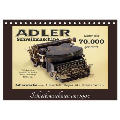 Schreibmaschinen um 1900 (Tischkalender 2027 DIN A5 quer), CALVENDO Monatskalender