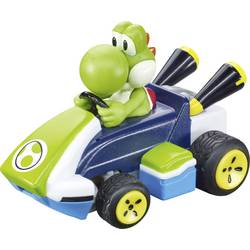 Carrera 370430034 CARRERA - 2.4GHz Mario Kart Mini RC - Yoshi Paperbox 1:50 RC Modellauto Elektro Straßenmodell, Rennwagen inkl. Akku und Ladekabel