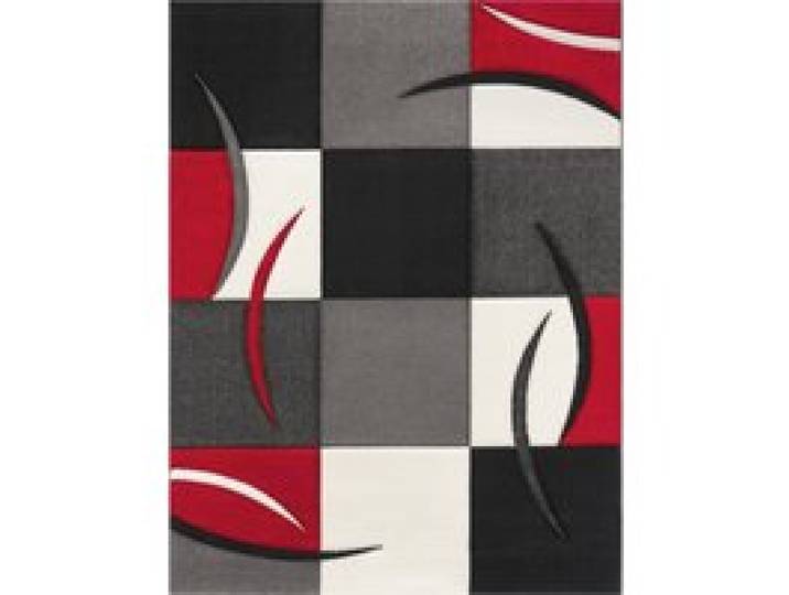 Tapis moderne Diamora rouge 300x400 cm