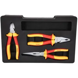 Bosch Professional, Zange, Combo Kit VDE-Zangen-Set, 3-tlg. (325 mm)