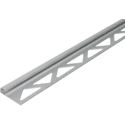 Alberts® Fliesen-Viertelkreisprofil, Alu, silberfarbig eloxiert, Länge 2,5m-32 mm-10 mm