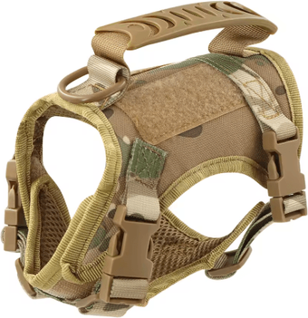 Inspire Picks Tactical Escape Proof Cat Harness With Control Handle camouflage Harness